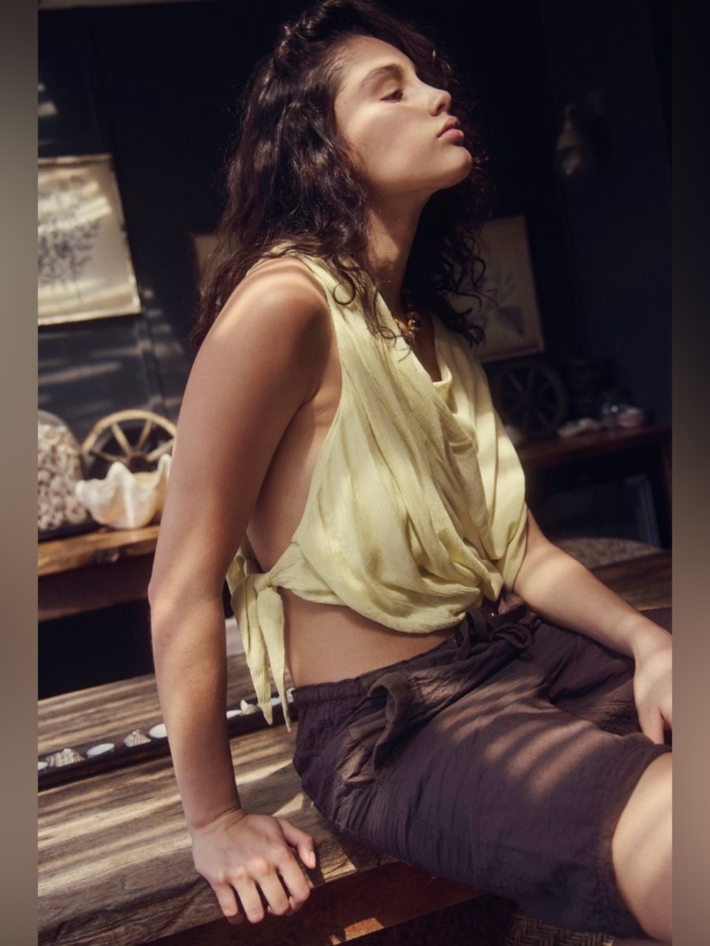 FREE PEOPLE DARIA TOP/BLOUSE - Picture 3 of 14